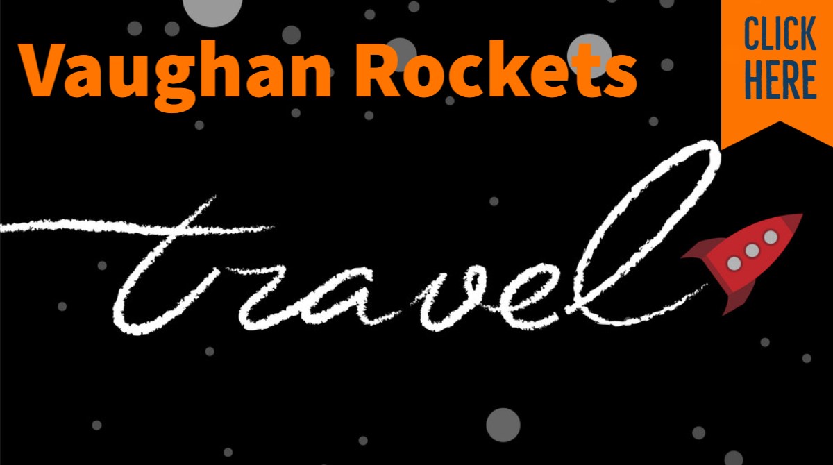 Vaughan Rockets Travel logo